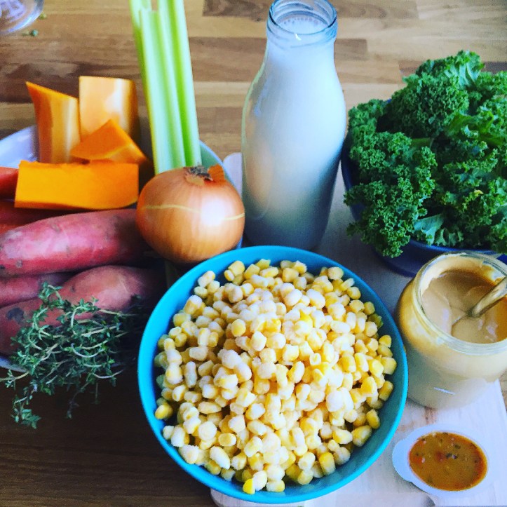 Kale and Corn Chowder 1